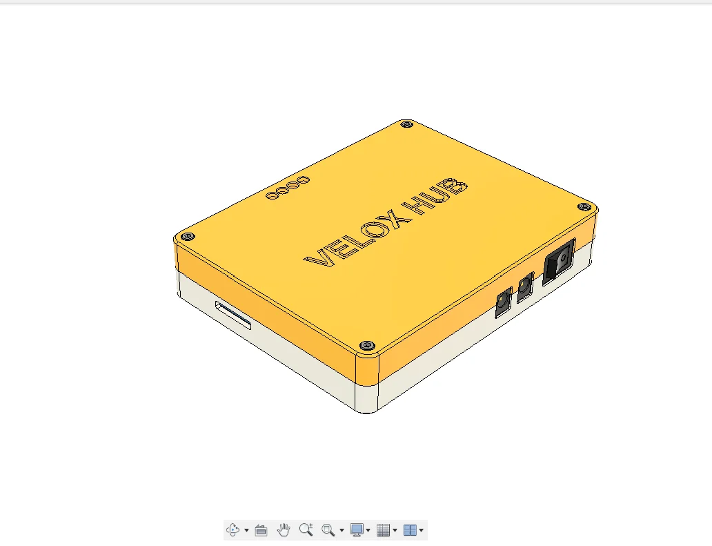 VELOX HUB - Hub central jaune